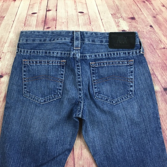 A/X Armani Exchange flare leg denim Jean size 4r - Picture 2 of 8